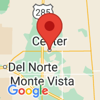 Map of Center, CO